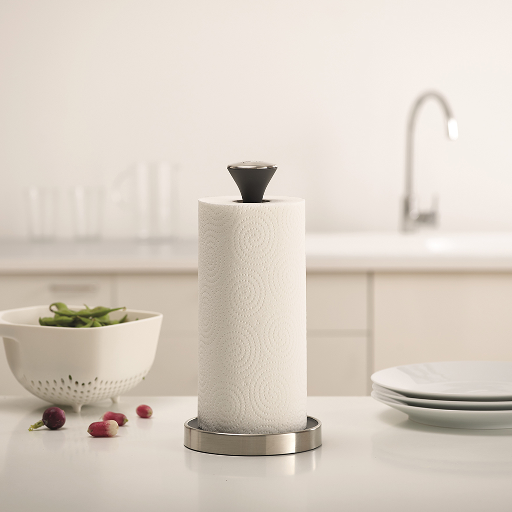 Push&Tear Hushållspappershållare Mörkgrå