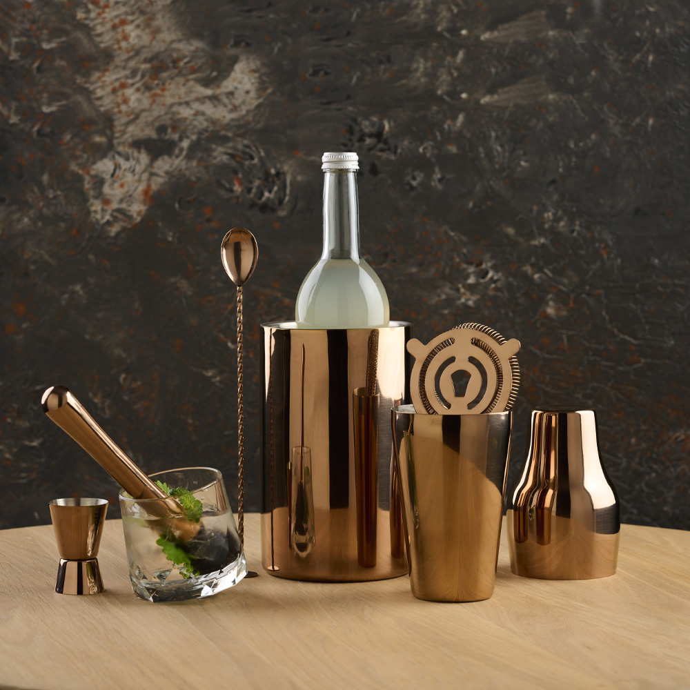 Sontell Barset 5 delar Koppar