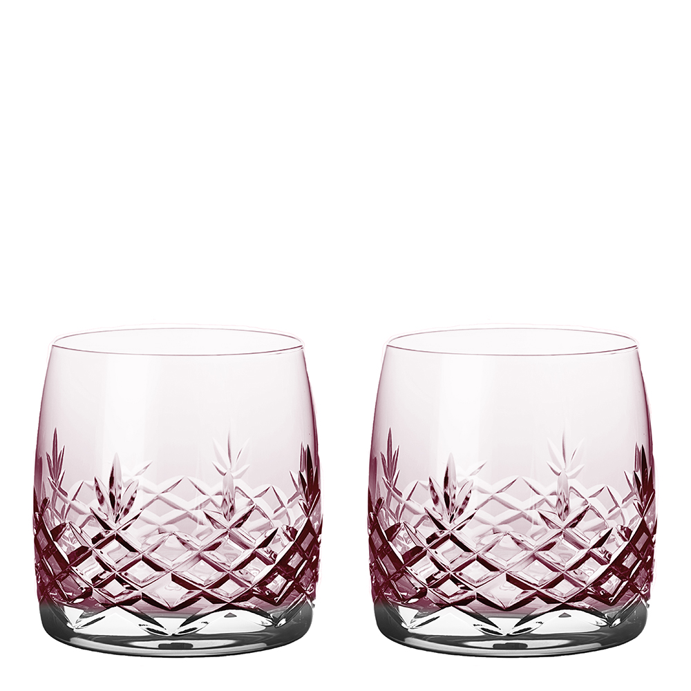 Crispy Aqua Glas 23 cl 2-pack Rosa