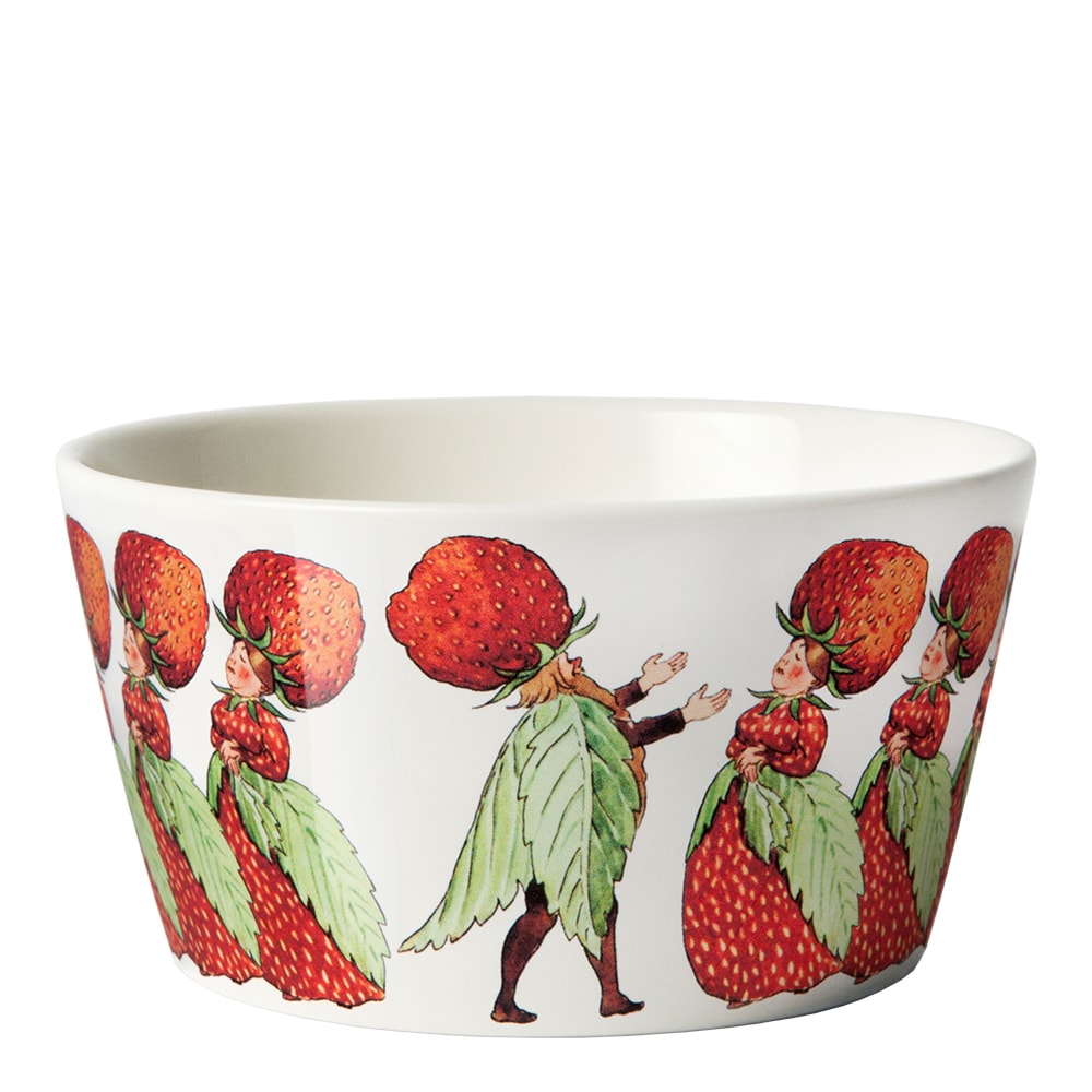 Elsa Beskow Skål 50 cl Familjen Jordgubbe
