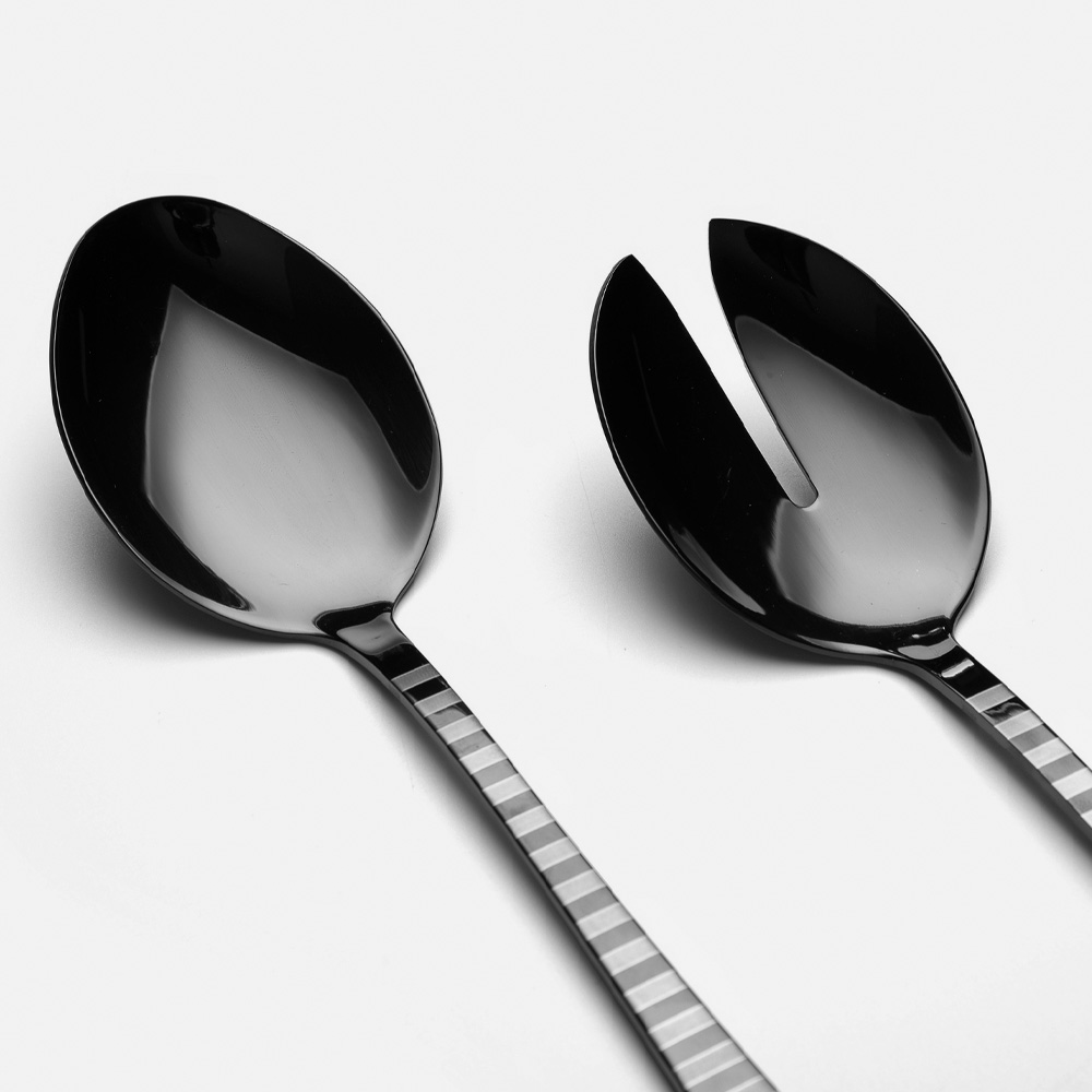 Frost Salladsbestick Zebramönster