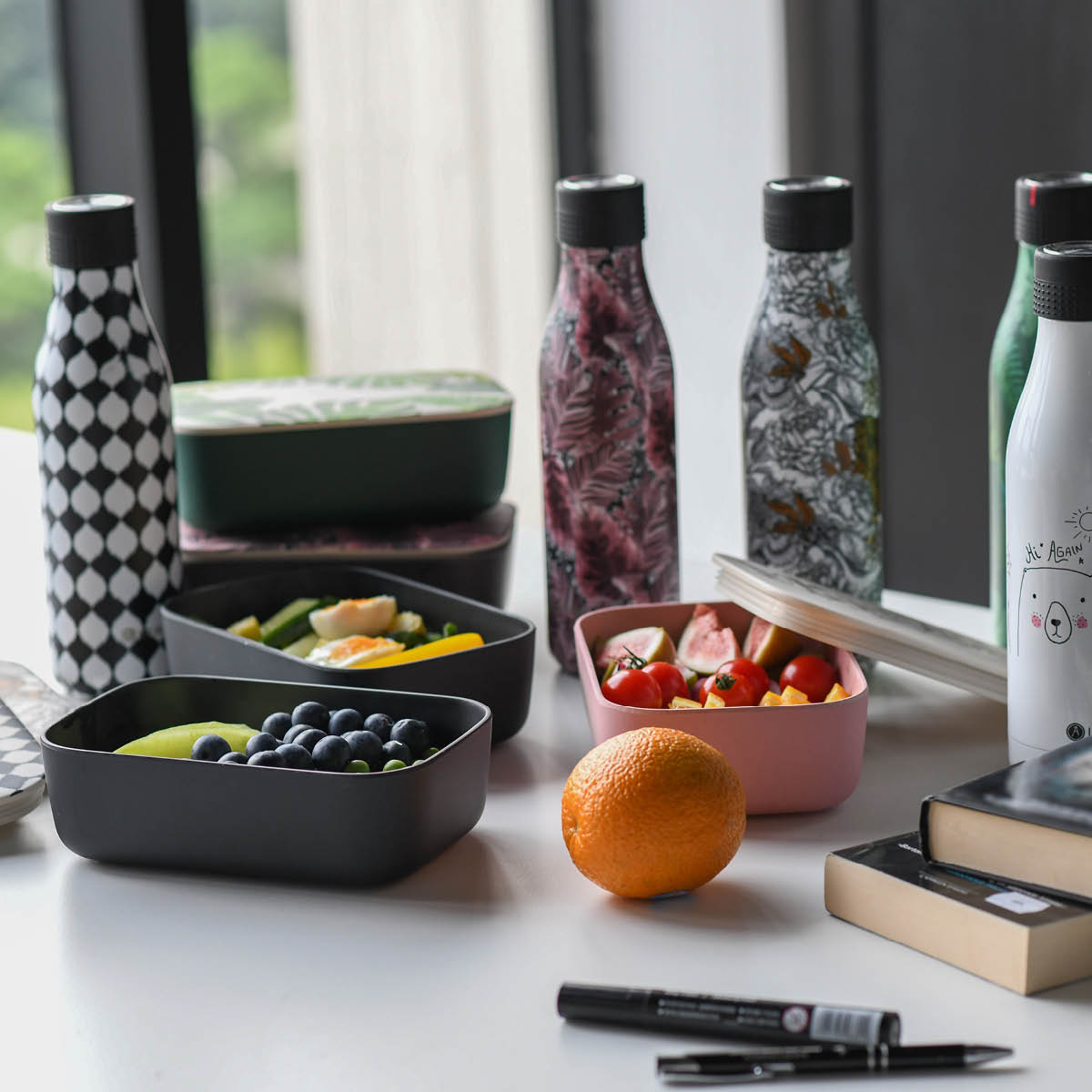 Outdoor Matlåda 0,8L Grön/Multi