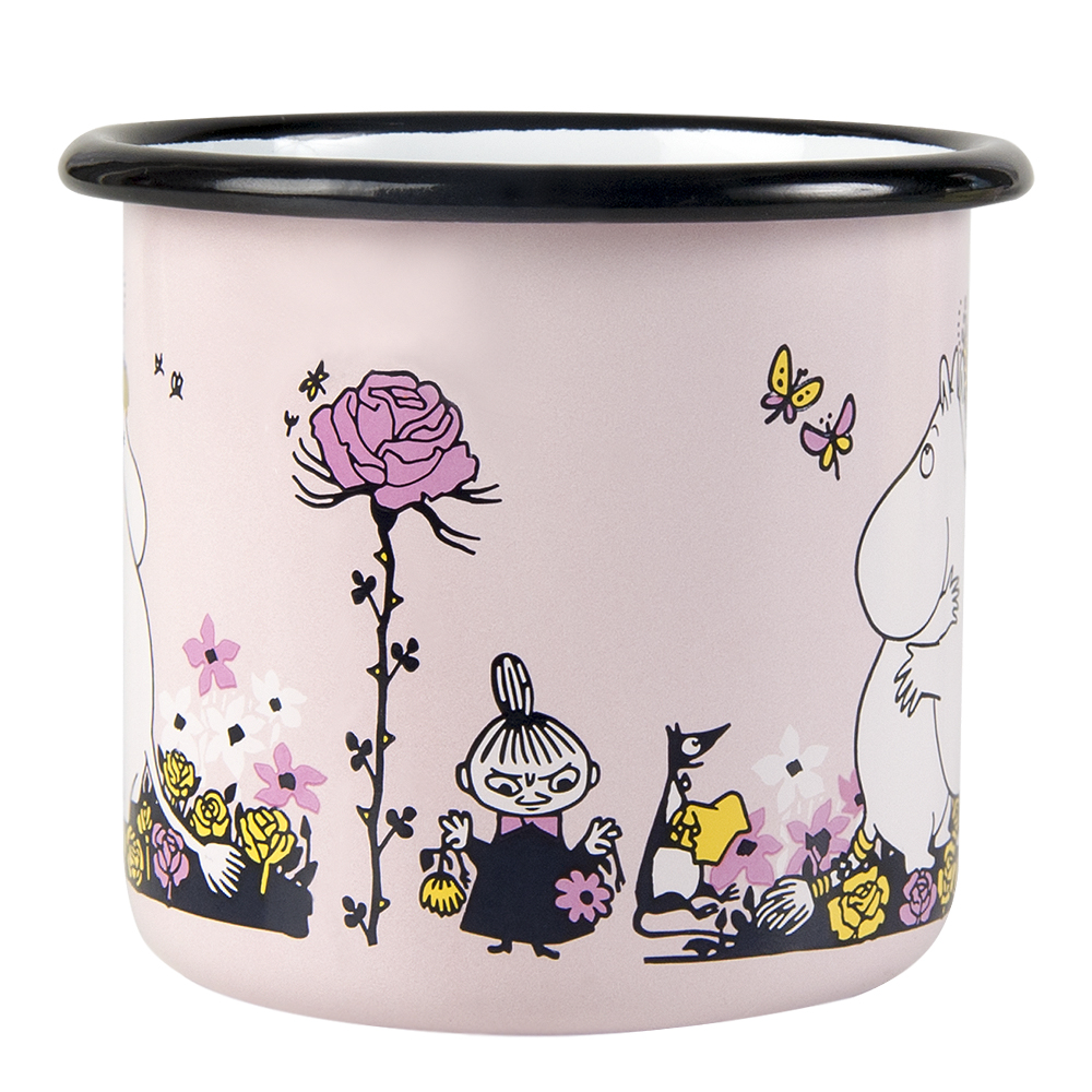 Mumin Emaljmugg Krama Mig 37 cl Rosa