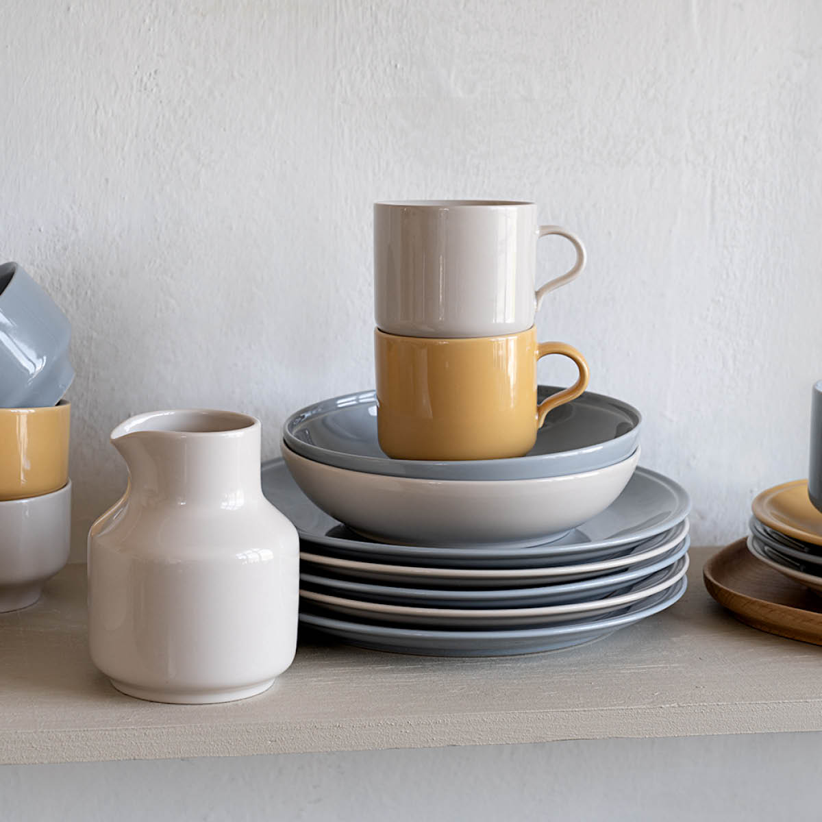 Höganäs Keramik Daga Tallrik djup 19 cm Sand