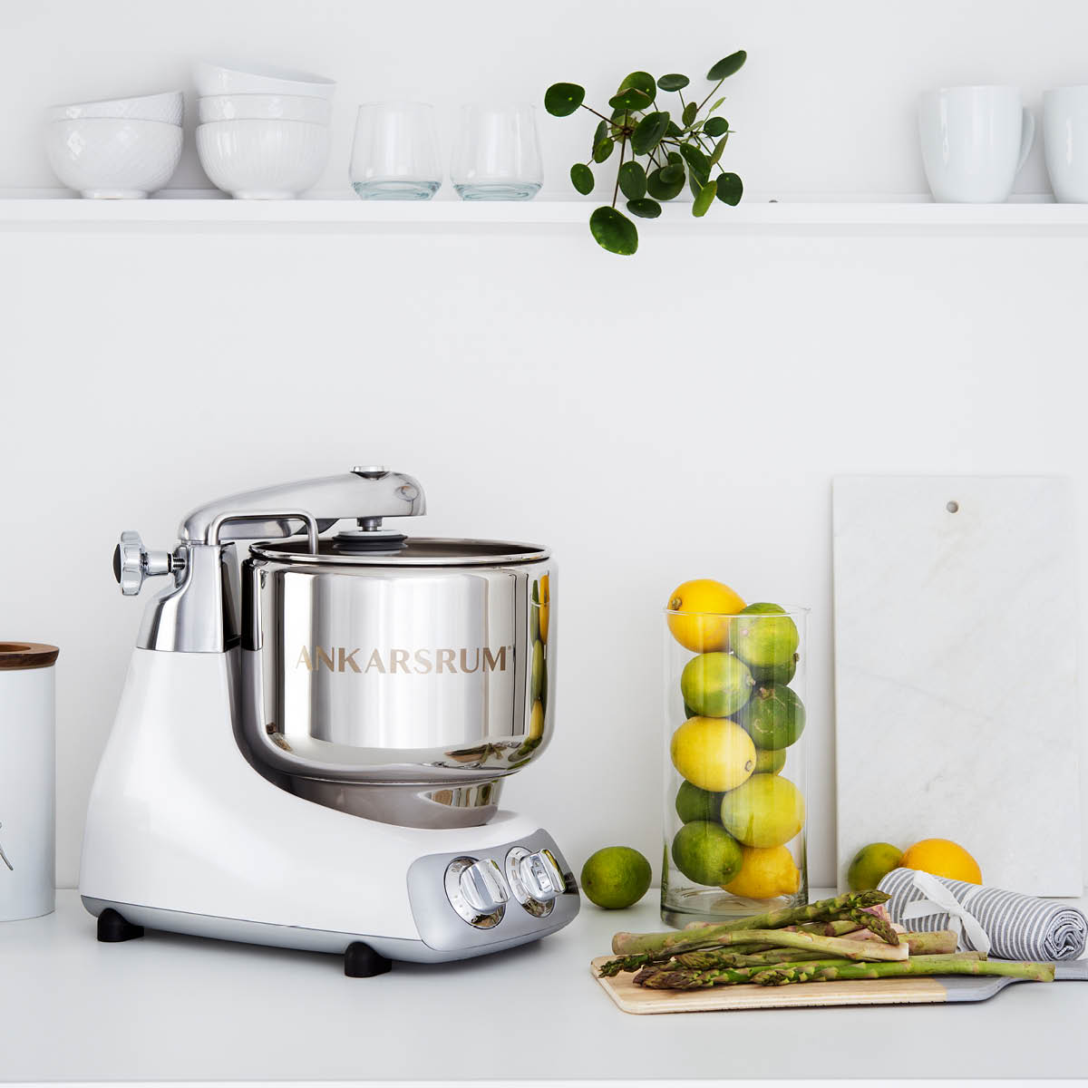 Ankarsrum Assistent Original K&ouml;ksmaskin Glossy White