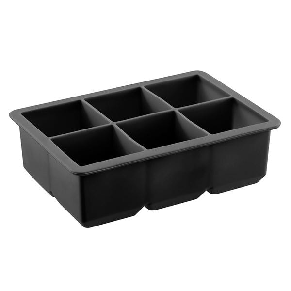 Ijs Iskuber xl 5x5 cm Svart Silicon