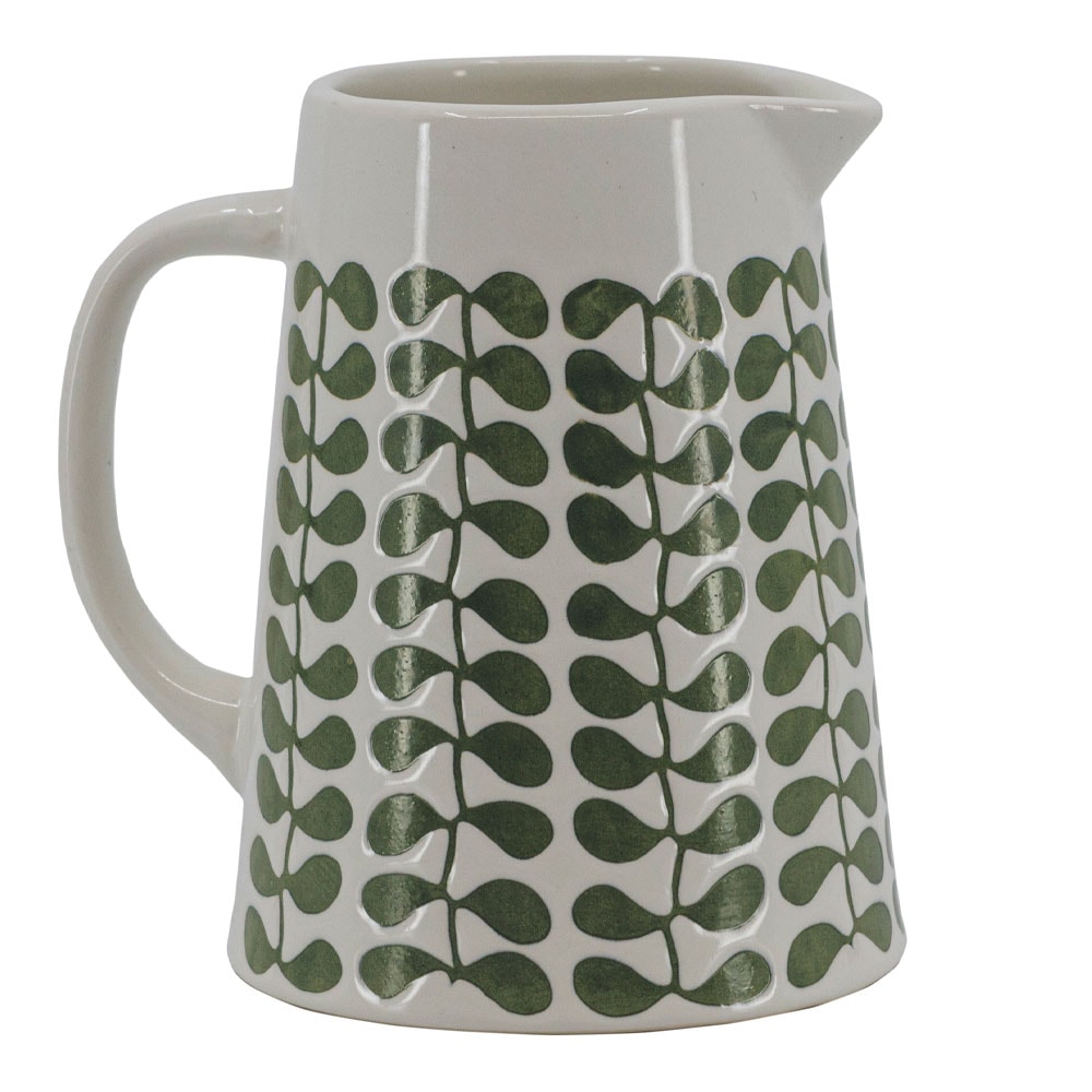 Vegetable Mjölkkanna 40 cl Vit/Grön