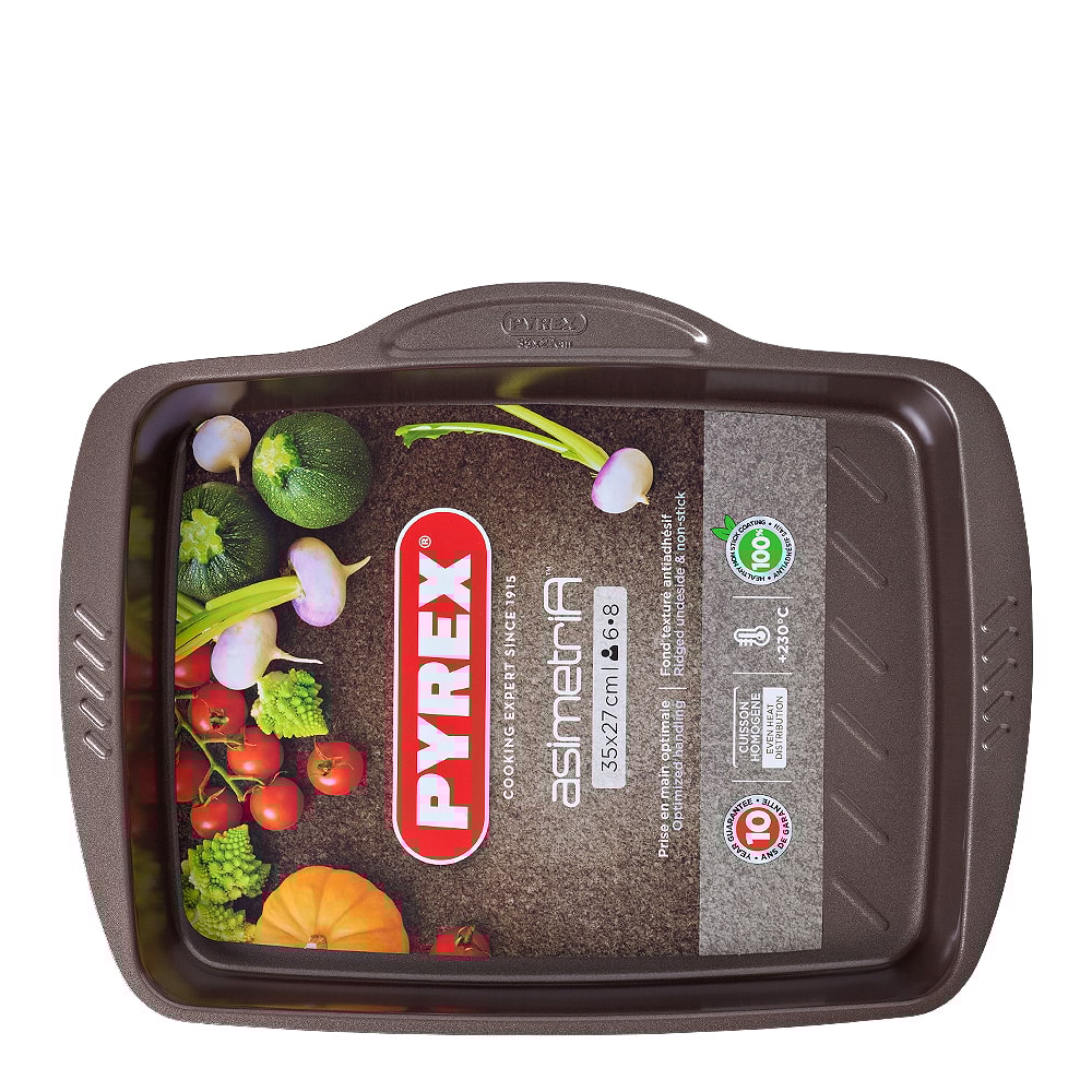 Asimetria Ugnsform Kolstål 35x27 cm