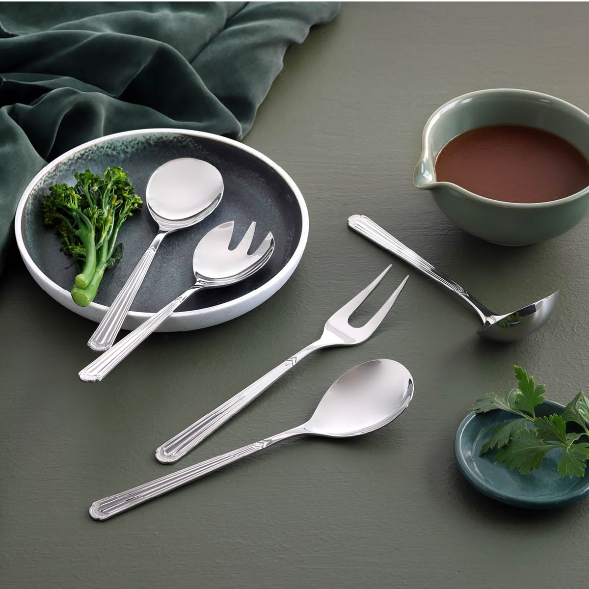 Renessanse Serveringsbestick 5 delar