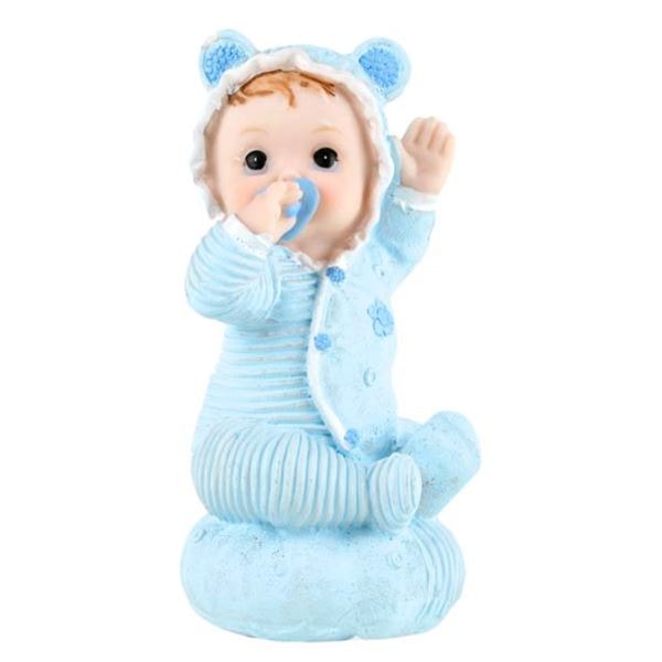 Baby M/Napp 9 cm Blå