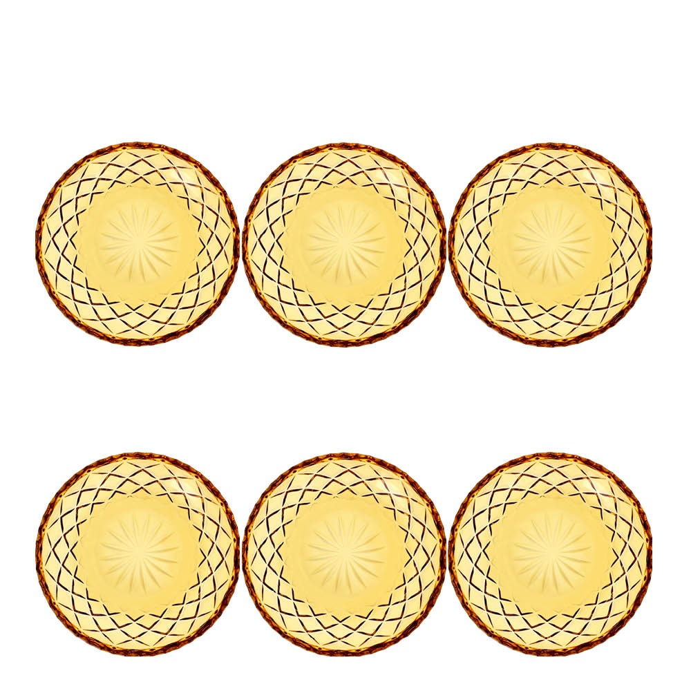 Sorrento Assiett 16 cm 4-pack Amber