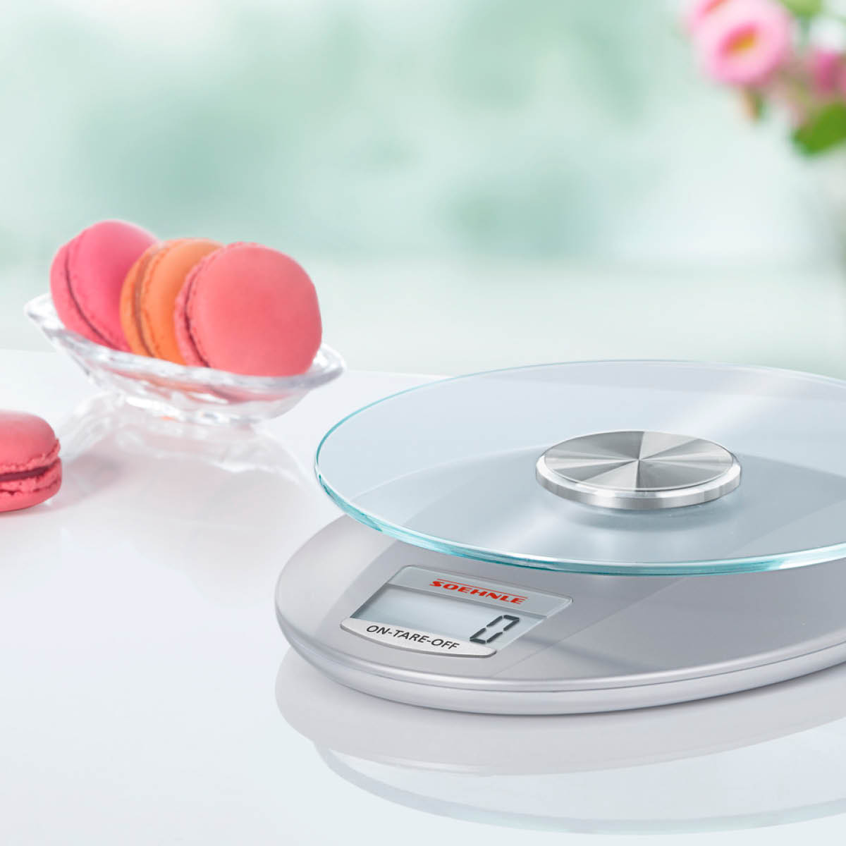 Köksvåg Roma Silver/Klar