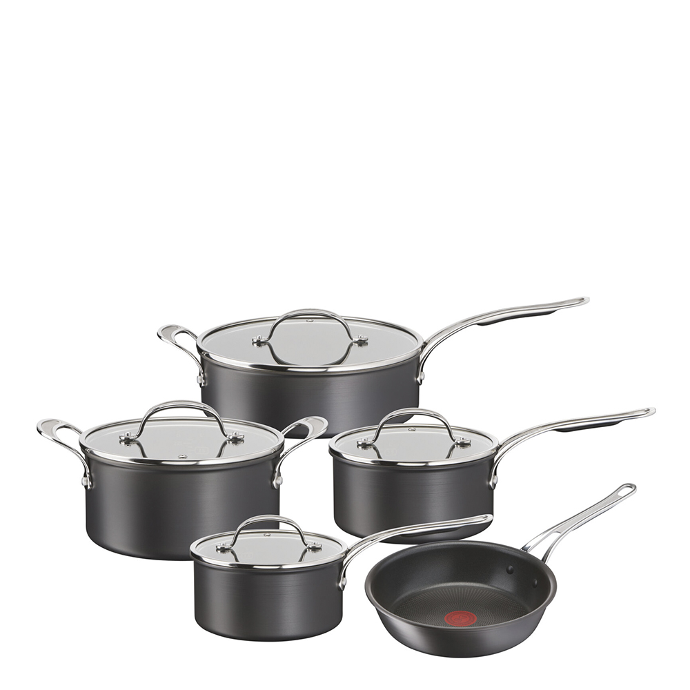 Jamie Oliver Stekpanneset 9 delar Tefal Cook's Classic Hard Anodized