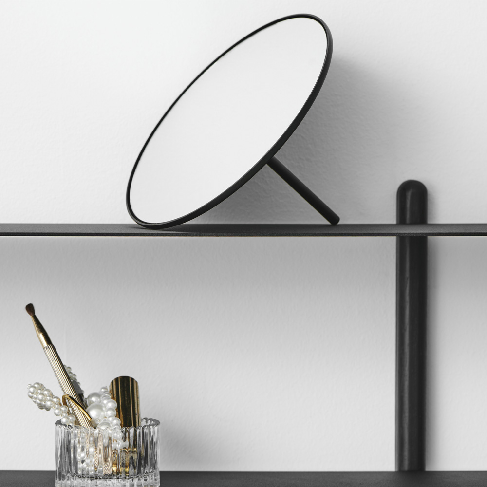 Io Spegel 18 cm Svart