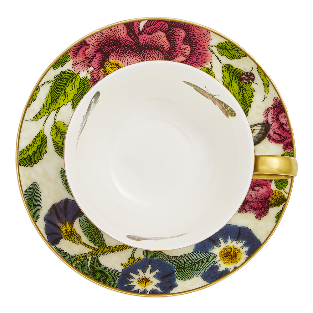 Creatures of Curiosity Tekopp med fat 20 cl Dark Floral