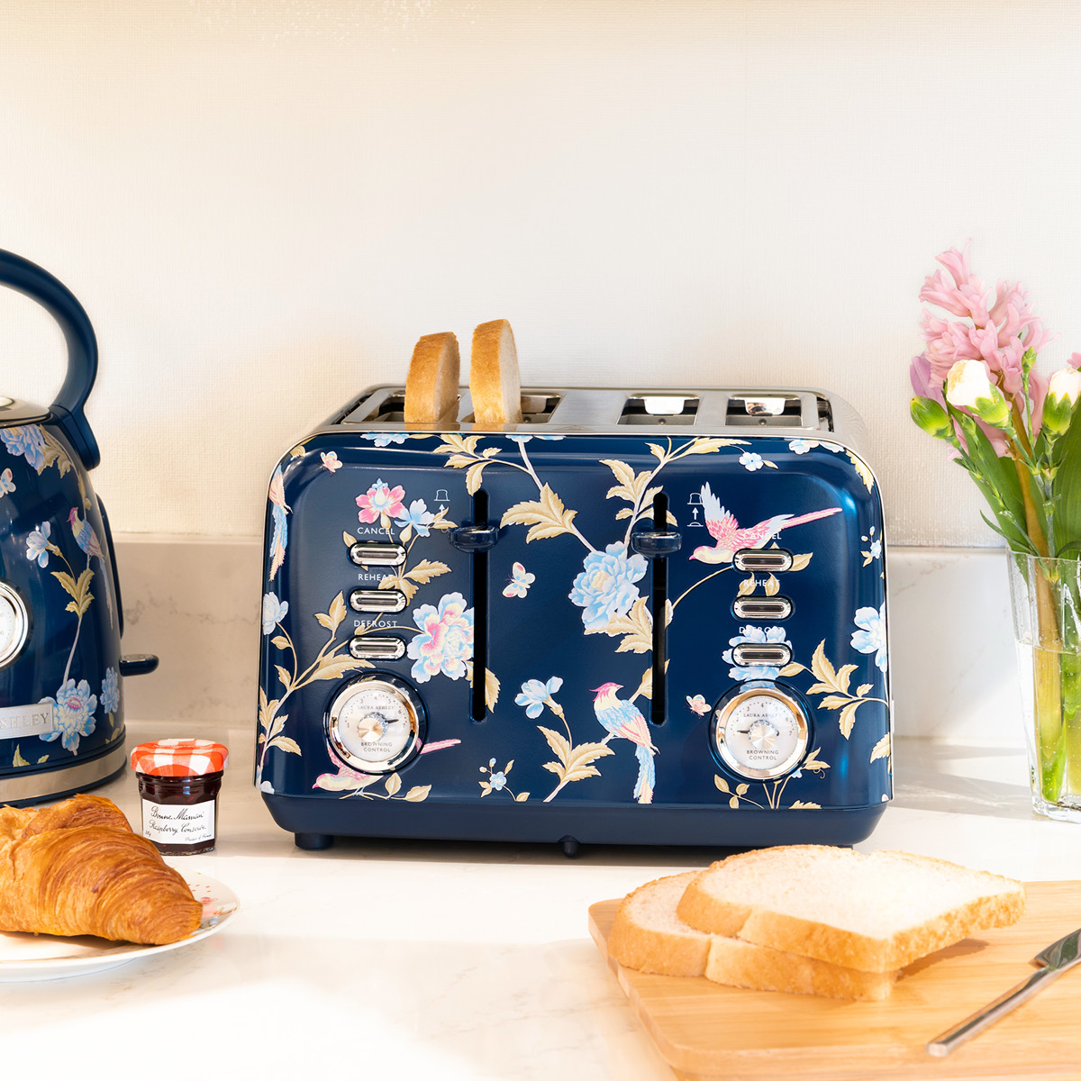 Elveden Brödrost 4-skivor Blå