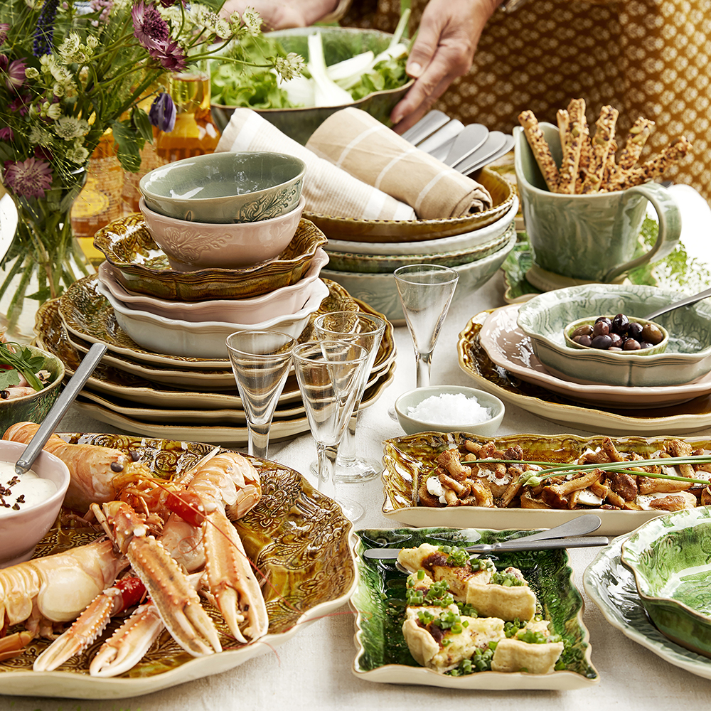 Arabesque Tallrik djup 24 cm Pineapple