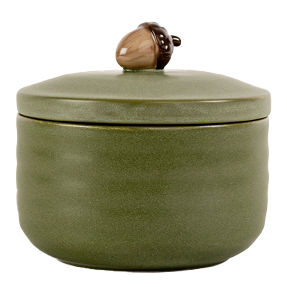 Ellen Ekollonburk med lock 7,5 cm Gr&ouml;n