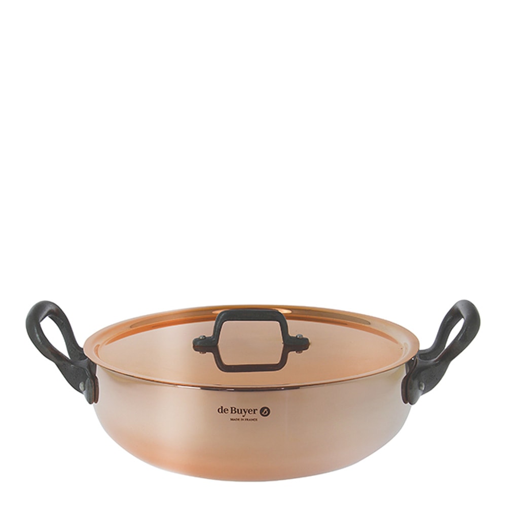 Prima Matera Sauteuse Gjutjärnshandtag 28 cm Koppar