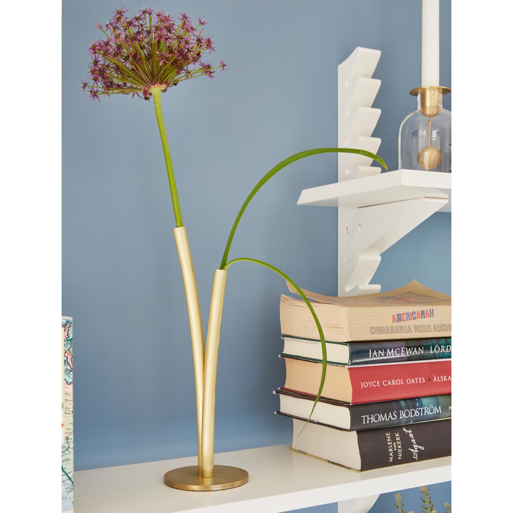 Skott Vas 2 delar liten Mässing