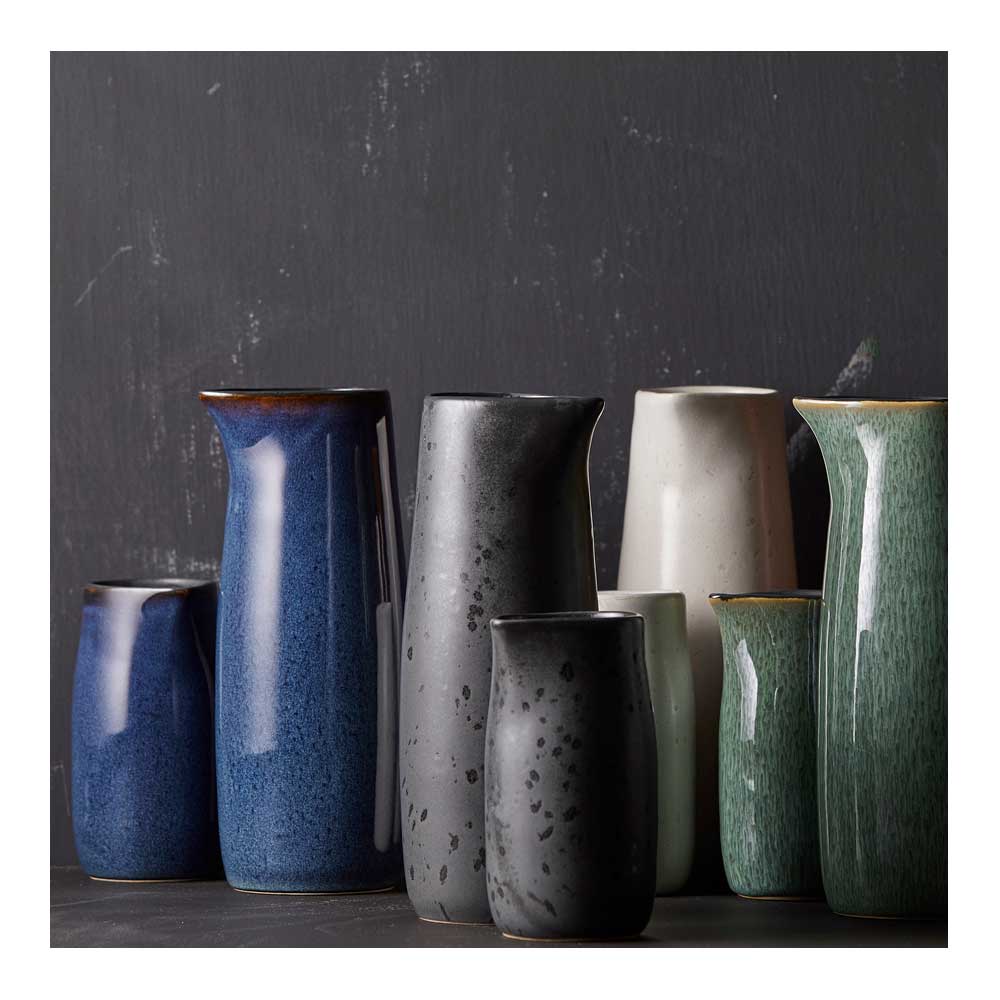 Mjölkkanna 20 cl Mörkblå/Svart