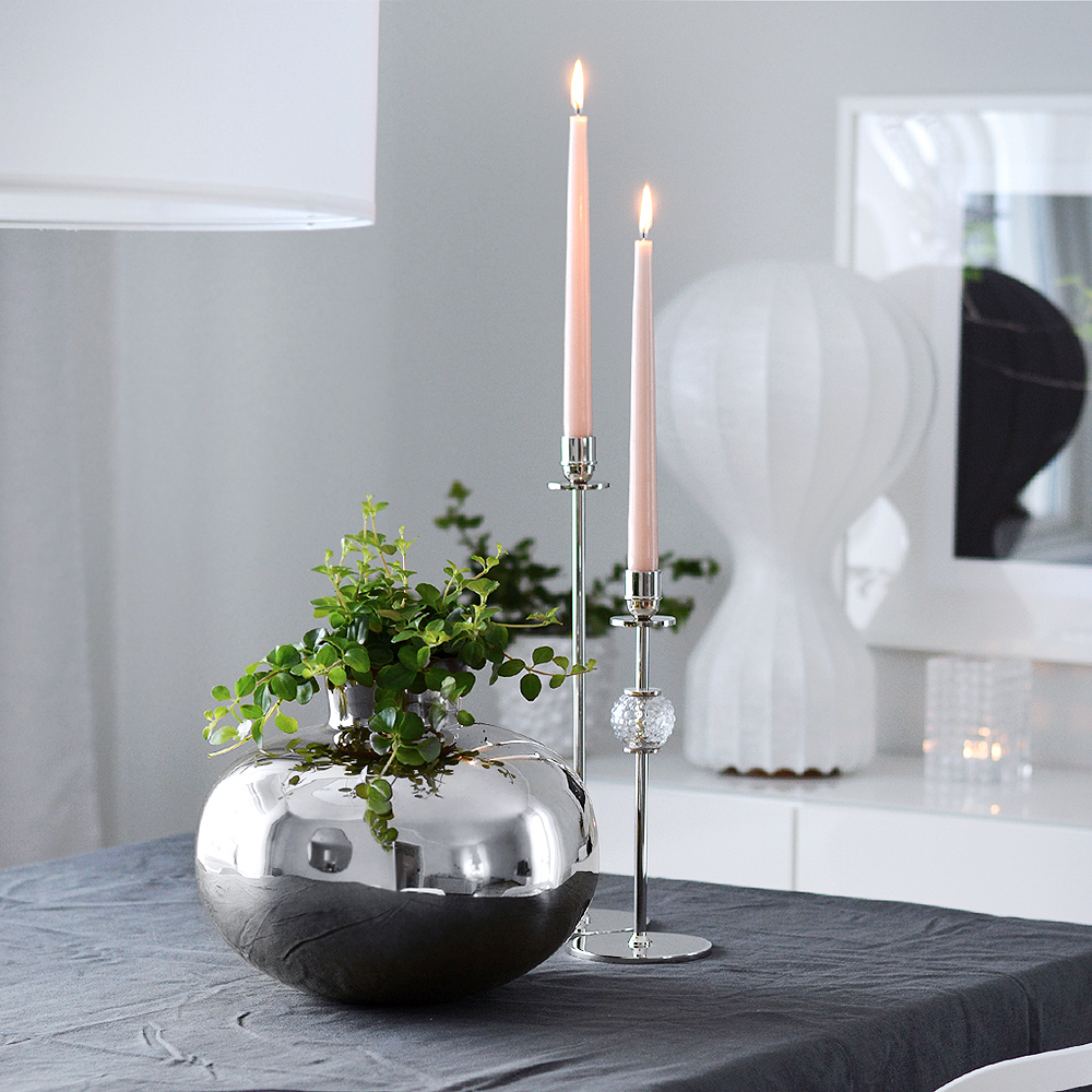 Herrgårdsljus 30 cm 6-pack Rosa