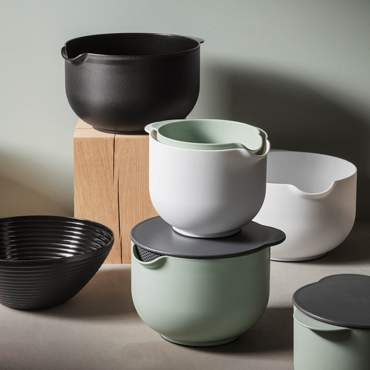 Eva Trio Blandskål 4 L Svart