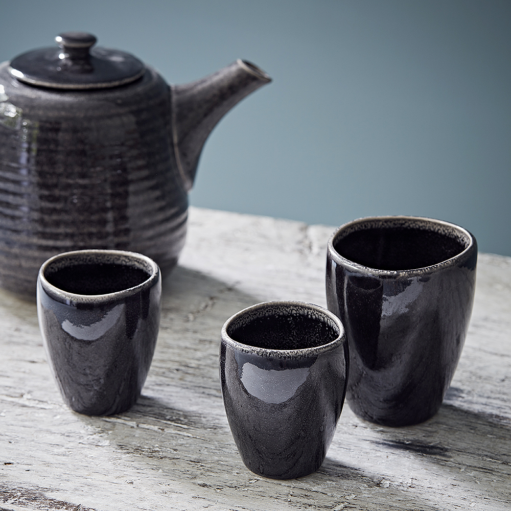 Nordic Coal Mugg utan öra 25 cl Svart