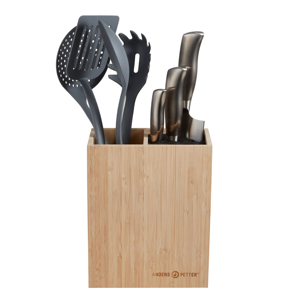 Backaryd Knivställ med redskapsförvaring Bambu