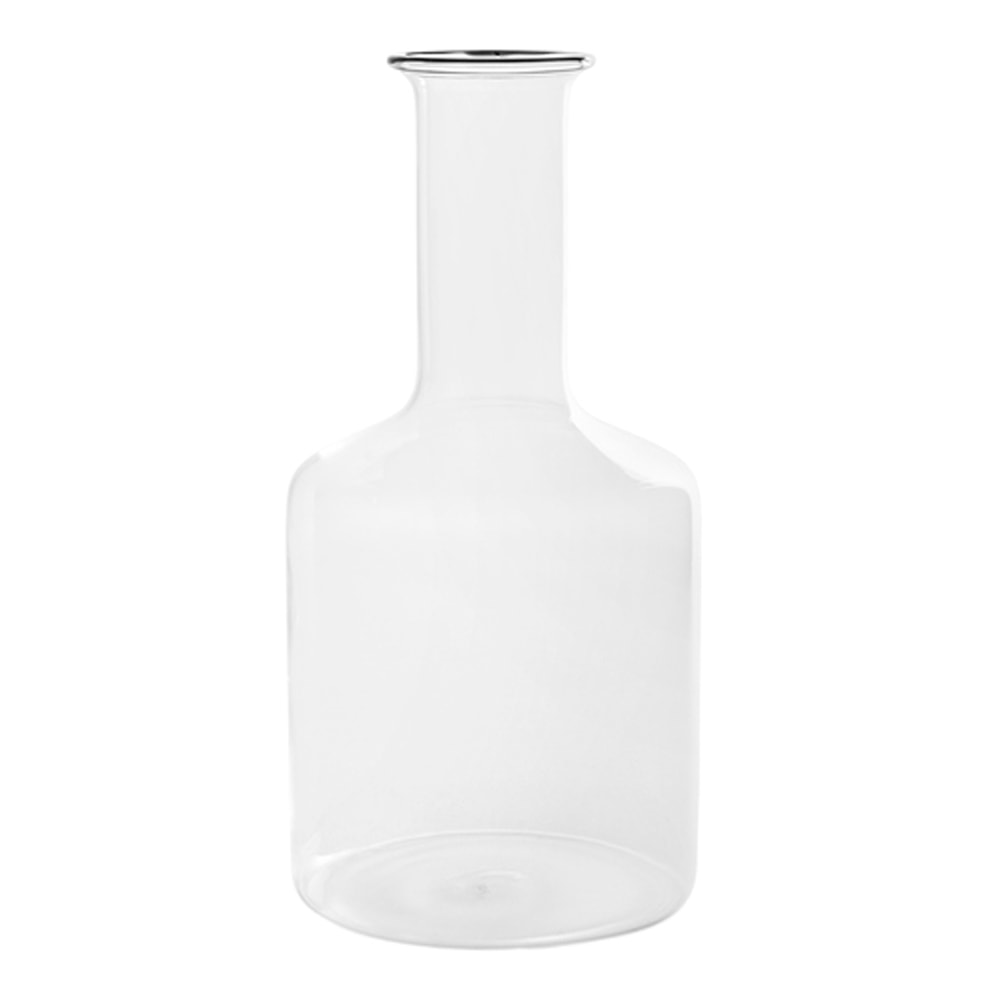 Rim Karaff 1,2 L Klar med Svart rand