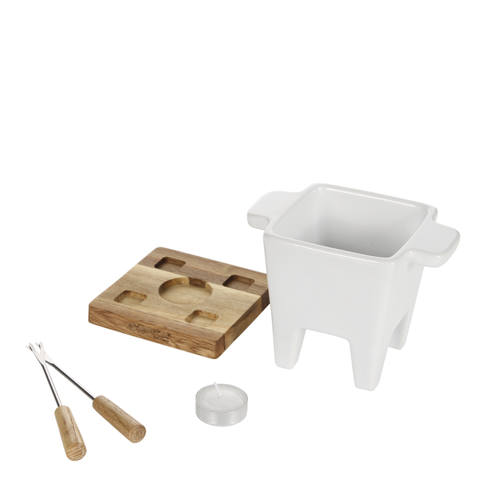 Life Collection Fonduset 0,2 L Tapas Vit