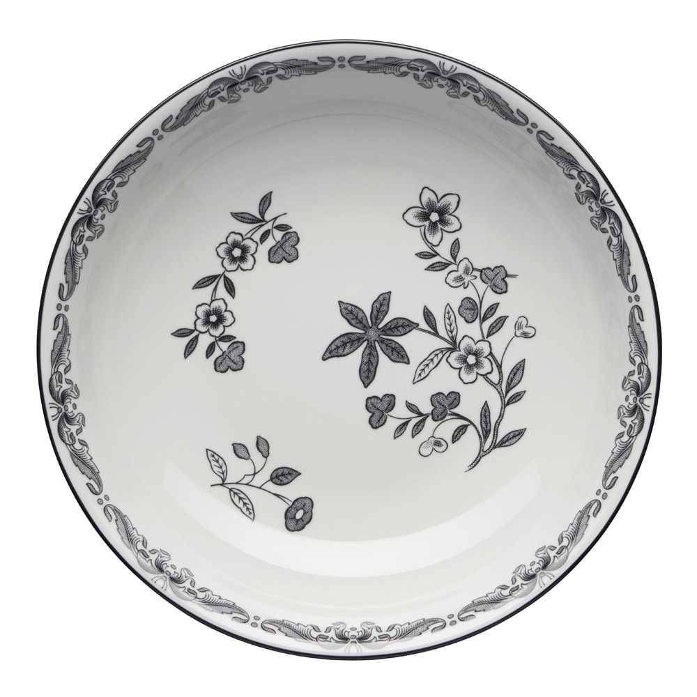 Ostindia Svart Tallrik djup 22 cm