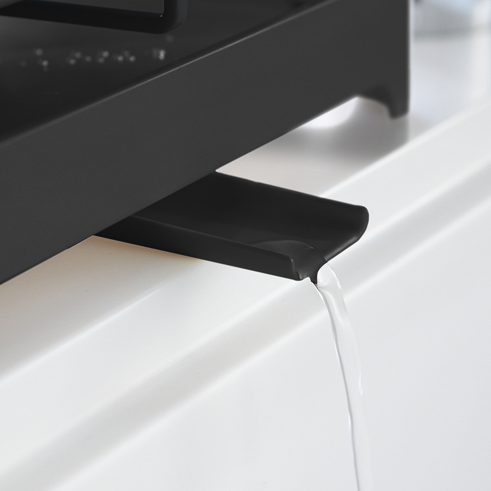 Tower Diskställ 42x17 cm Svart