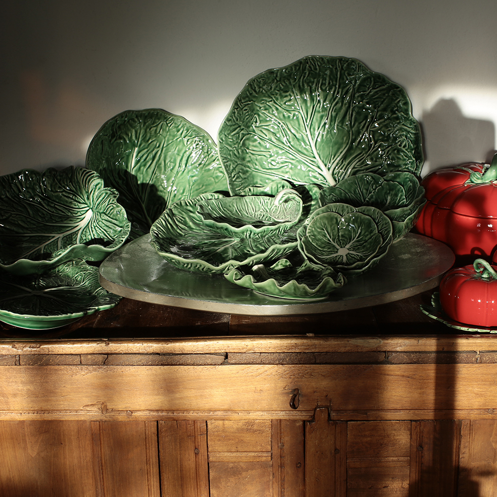 Cabbage Fat djup Kålblad 35 cm Grön