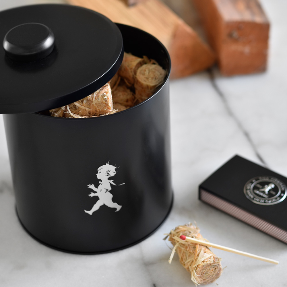 Förvaringsburk Rund Svart