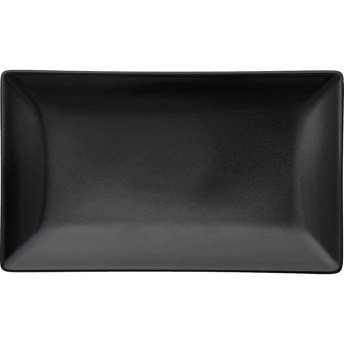 Quadro Tallrik flat 25x15 cm Svart matt
