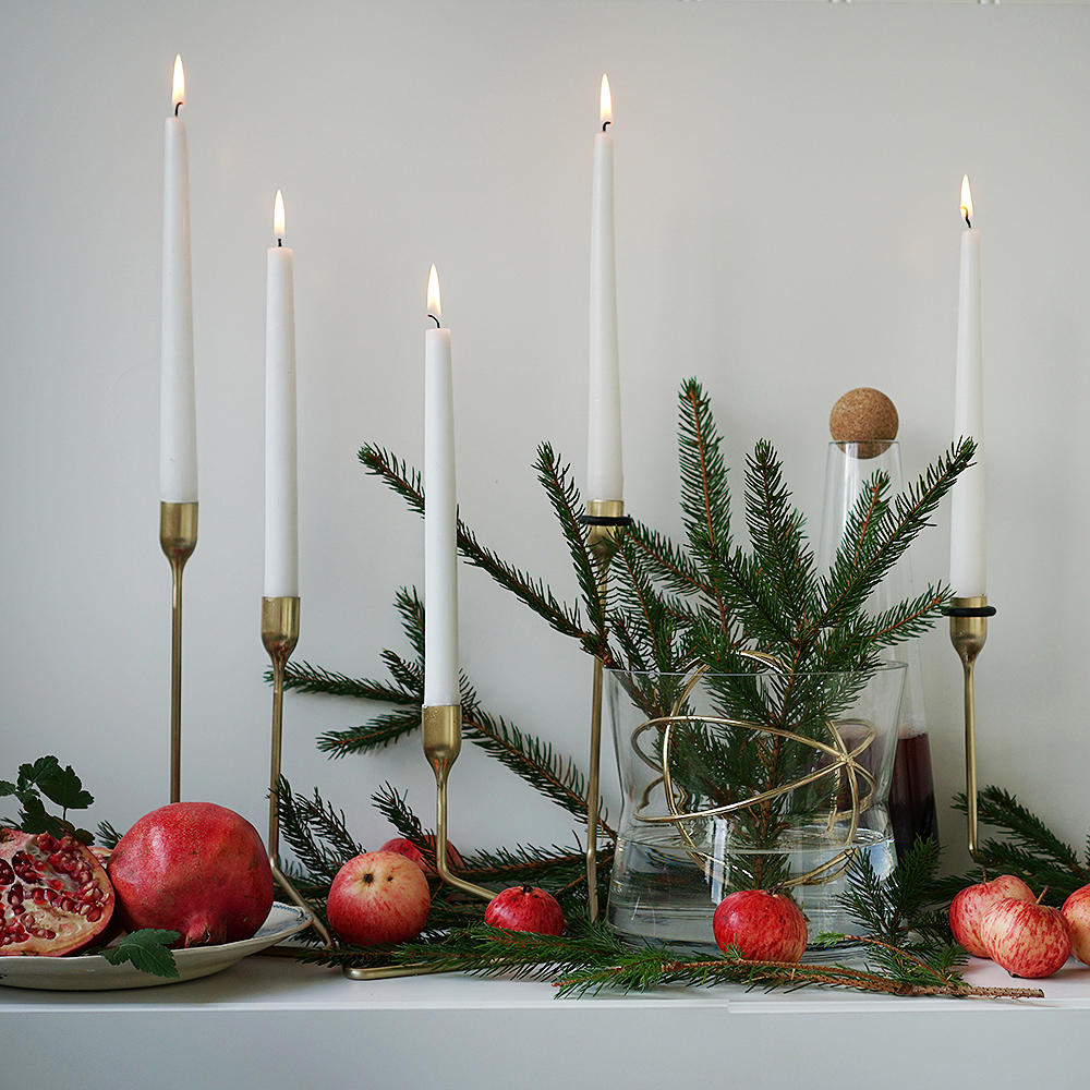 Puzzle Ljusstake 14 cm Guld