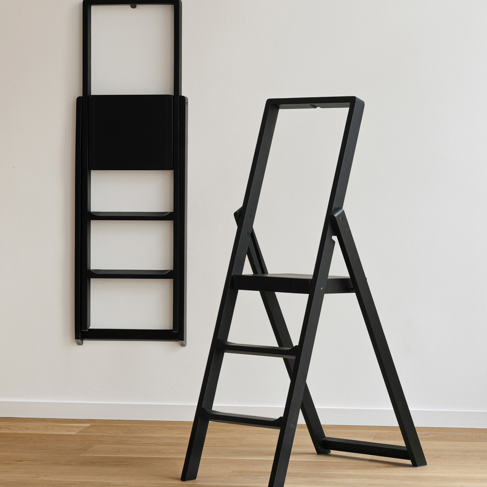 Step Stege 45x132 cm Mattlackad svart