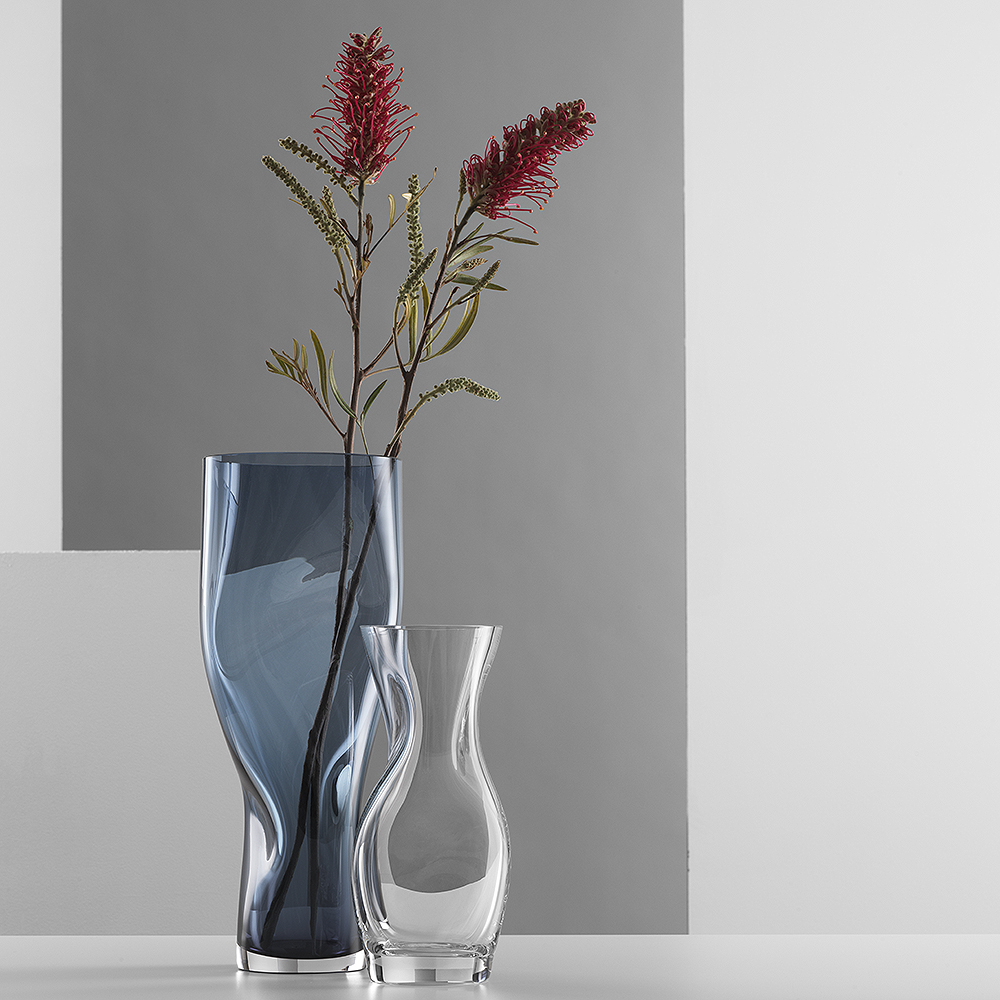 Squeeze Vas 34 cm Blå