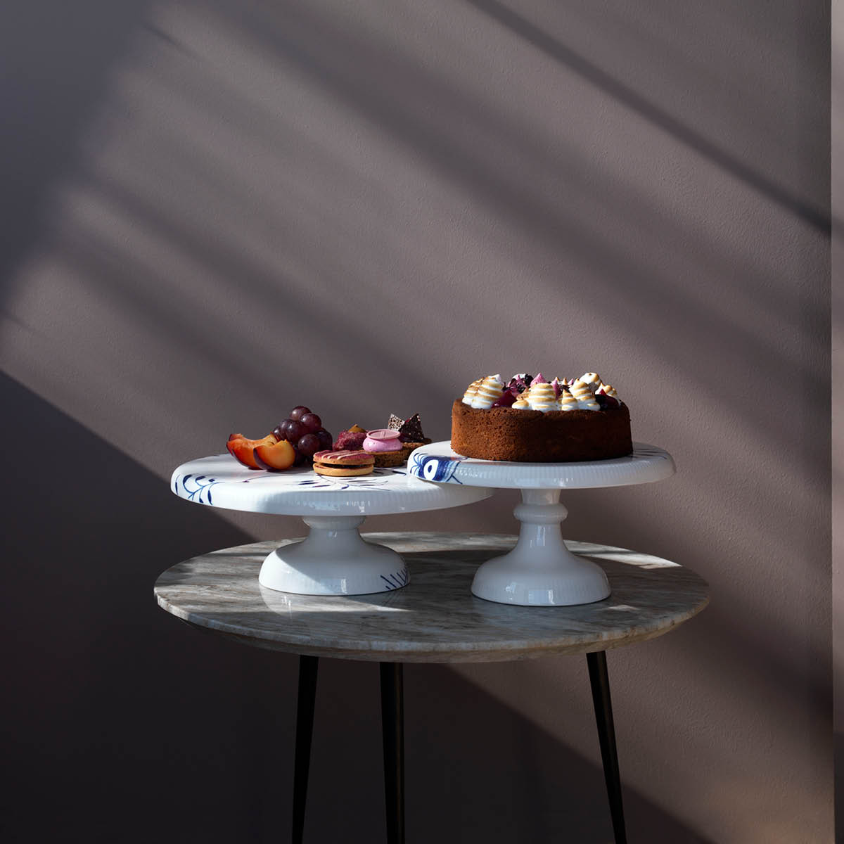 Blue Fluted Mega Fat p&aring; fot 29,5 cm