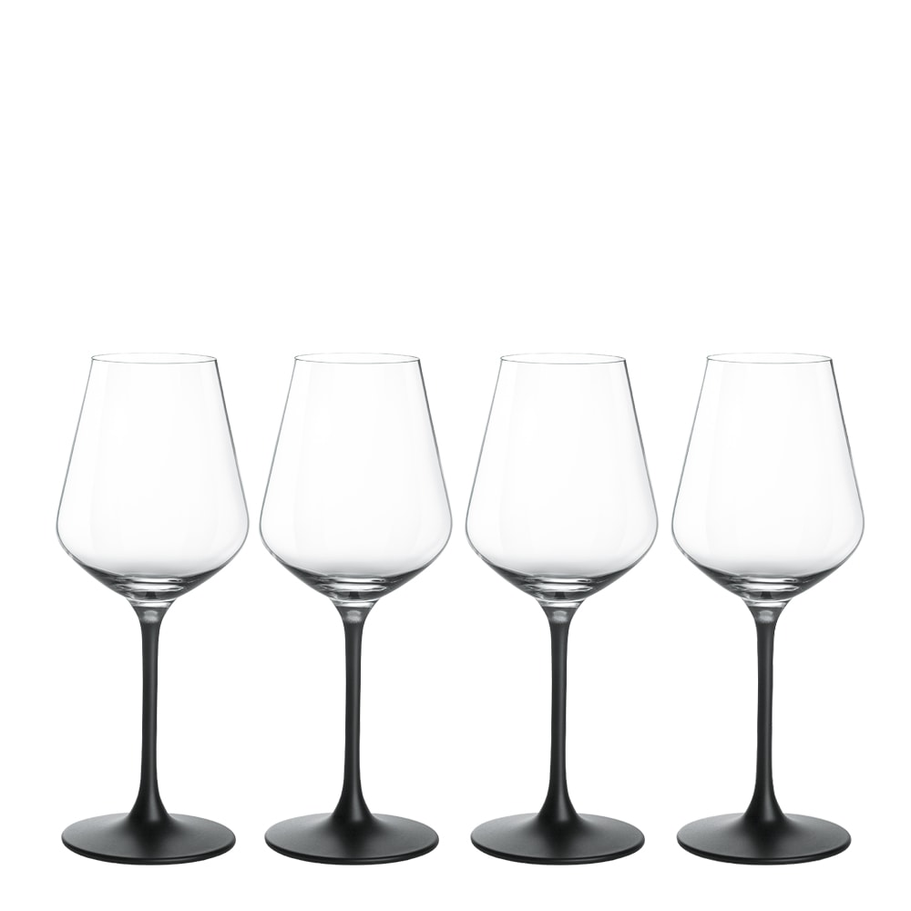 Manufacture Rock Rödvinsglas 4-pack Klar/Svart fot
