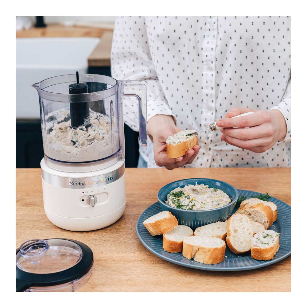 KitchenAid Cordless Gr&ouml;nsakshackare Sladdl&ouml;s Crème Vit