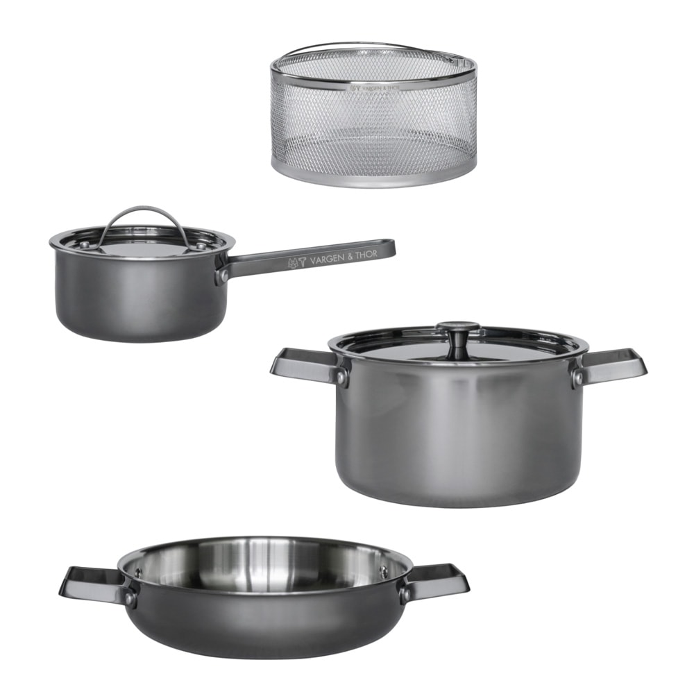 Pro Grytset 4-delar Svart