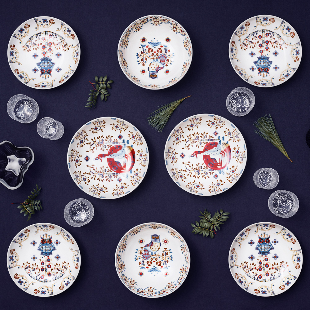 Taika Tallrik djup 20 cm Vit