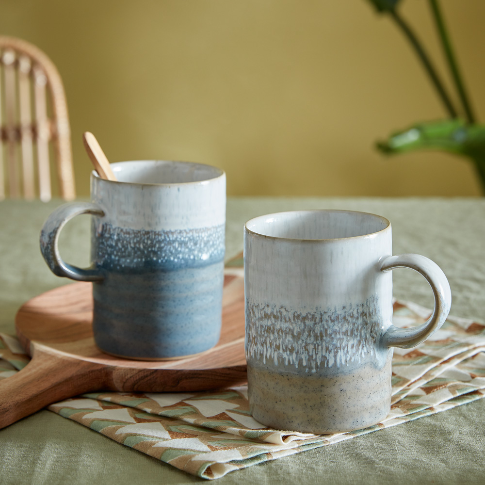 Mugg 40 cl 2-pack Taupe/Slate