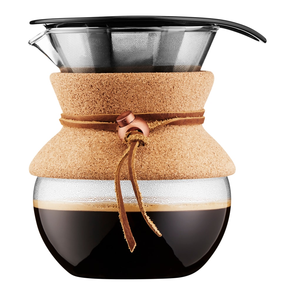 Pour Over Bryggare 0,5 L/4 koppar filter/kork