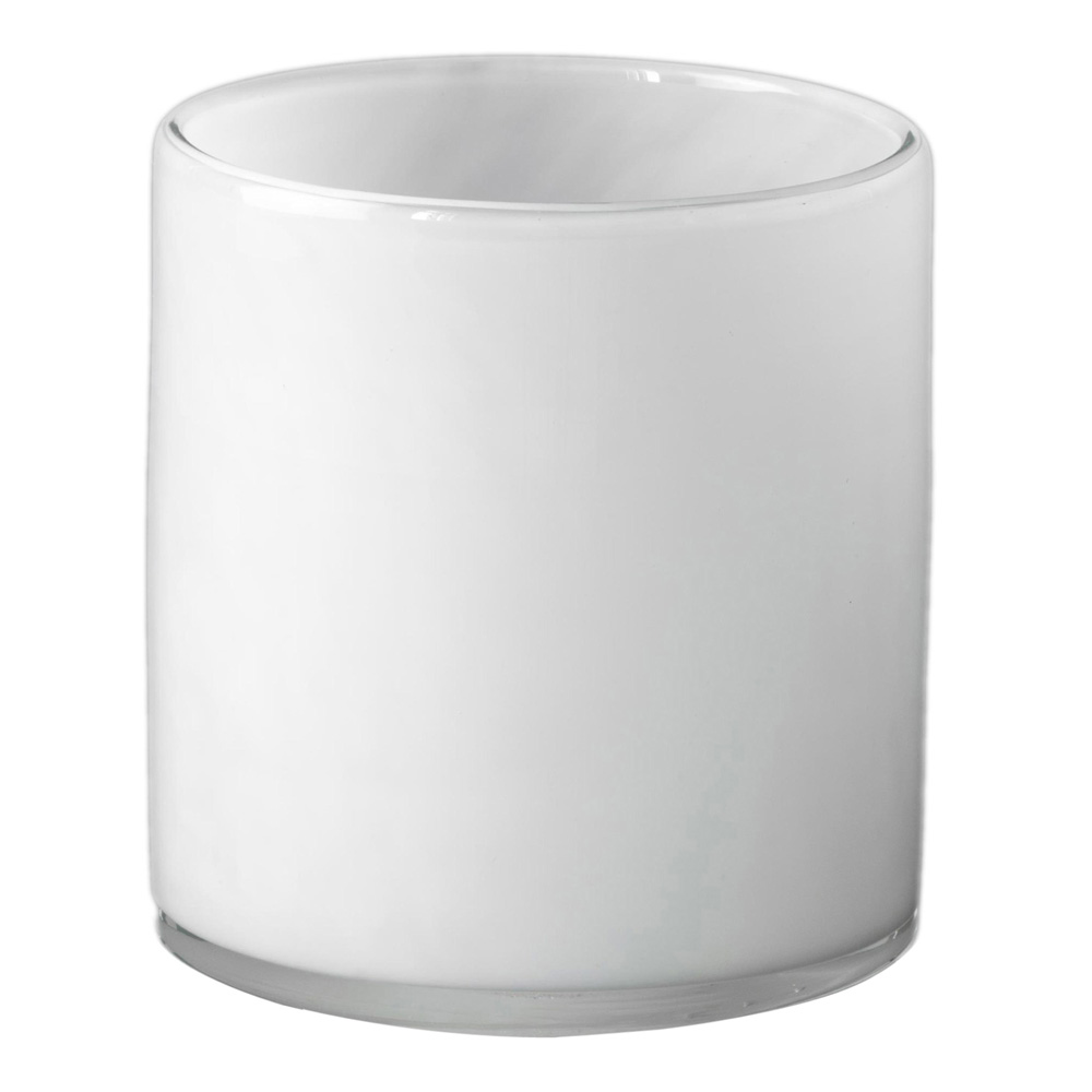 Lyric Ljuslykta Glas 12x14 cm White