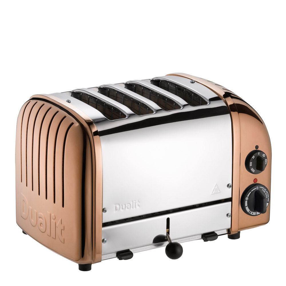 Classic Brödrost 4 skivor Koppar