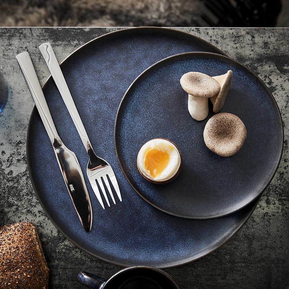 Raw Tallrik Stengods 28 cm Midnight Blue