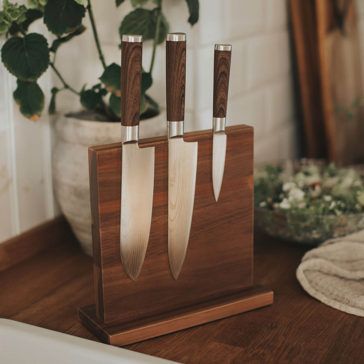 Kaya Knivställ 22 x 10 cm Trä